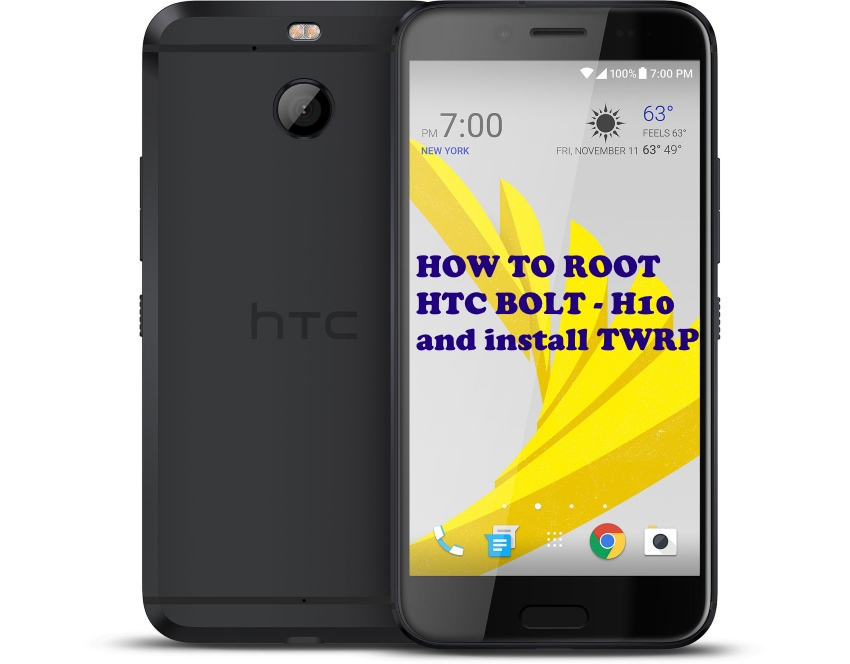 How to Install TWRP Recovery and Root HTC Bolt (HTC 10 Evo)