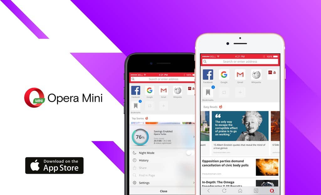 opera launches revamped opera mini web browser for apple s upcoming iphone 8 517625 2 | | Best Alternatives to Safari Web Browser