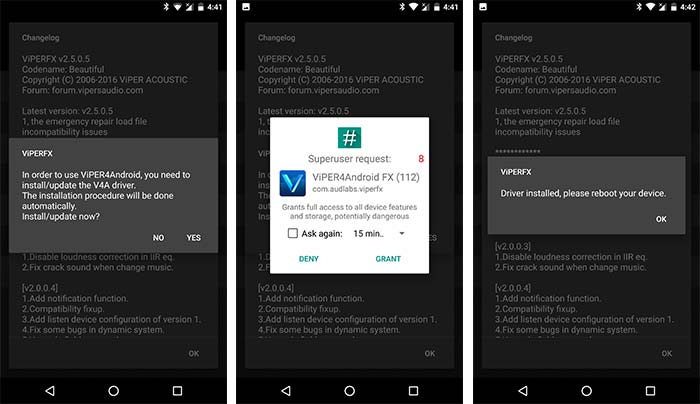 Install ViPER4Android on Android Oreo V4A Driver Installation | | Install ViPER4Android on Android Nougat 7.0 & 7.1 , Oreo 8.0 & 8.1