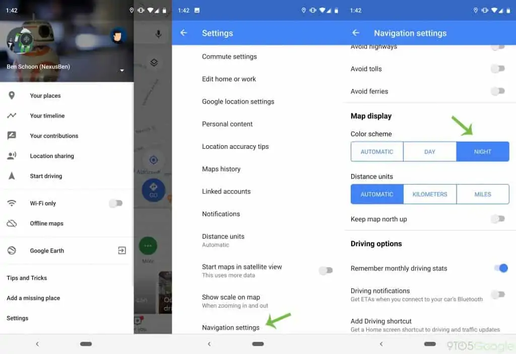 google maps dark mode night 11 | | How to use dark mode on Google Maps