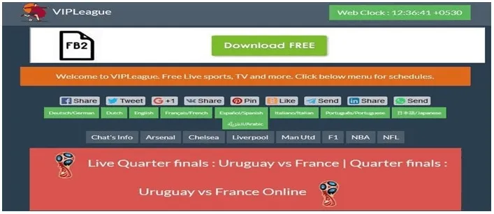 vipleague | | Top10 Free Sports Streaming Websites To Watch Sports Online
