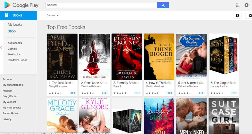google ebookstore | | Top 10 Best Websites To Download Free eBooks