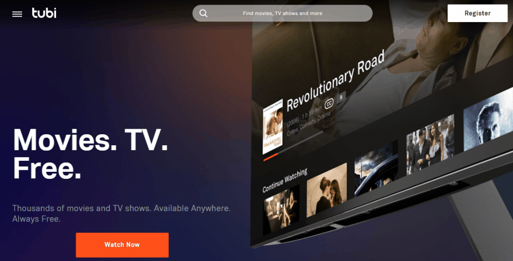 Tubi TV | | Couchtuner Alternatives – Watch Series Online Free