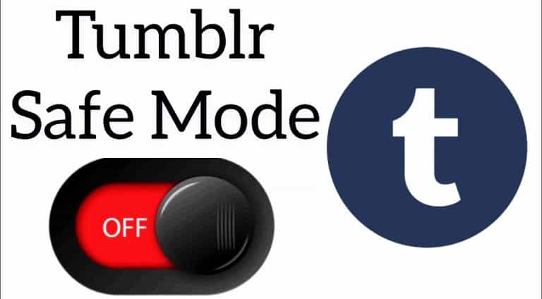 tumblr turn off safe mode