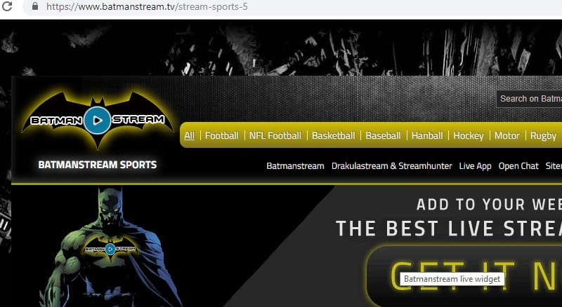 batman stream interface | | Best Sports Live Stream Websites