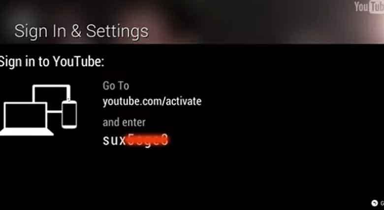 Activating on Smart TV: