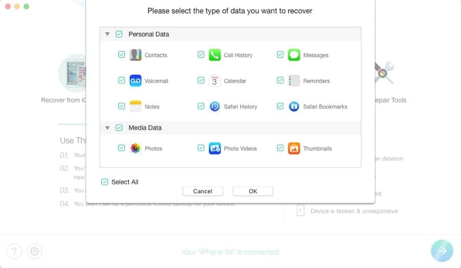 Recover from iOS Devices2 | | PhoneRescue review - Data Recovery Tool For iOS