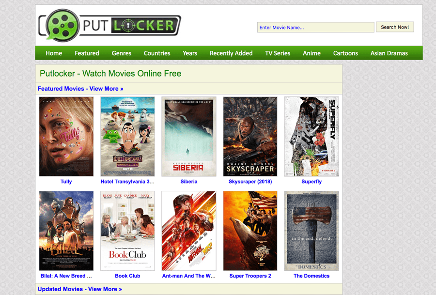 PutLocker - PRIMEWIRE alternative