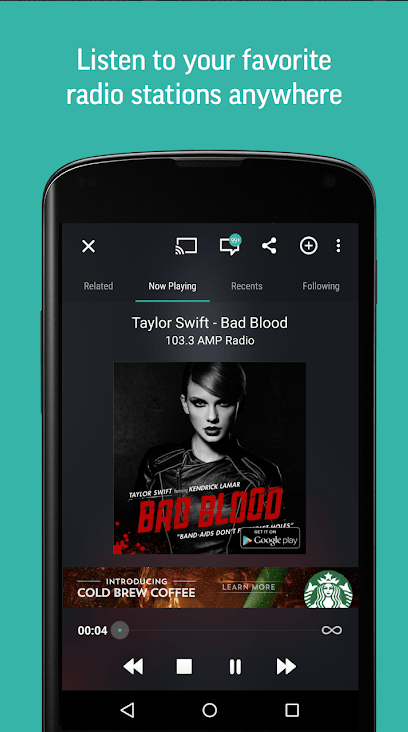 TuneIn Radio app | | Best FM Radio Apps For Android Without Internet 2020