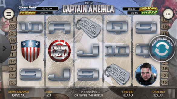 Captain America Mobile Slot | | Captain America - the best among slot machines for mobile devices