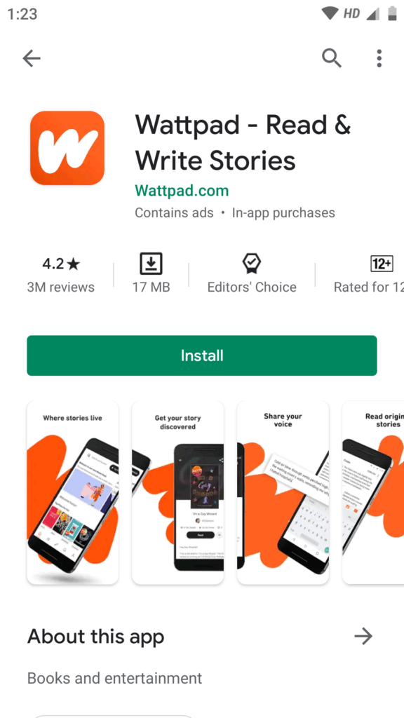 wattpad | | Best Ebook Reader Apps for Android and iOS