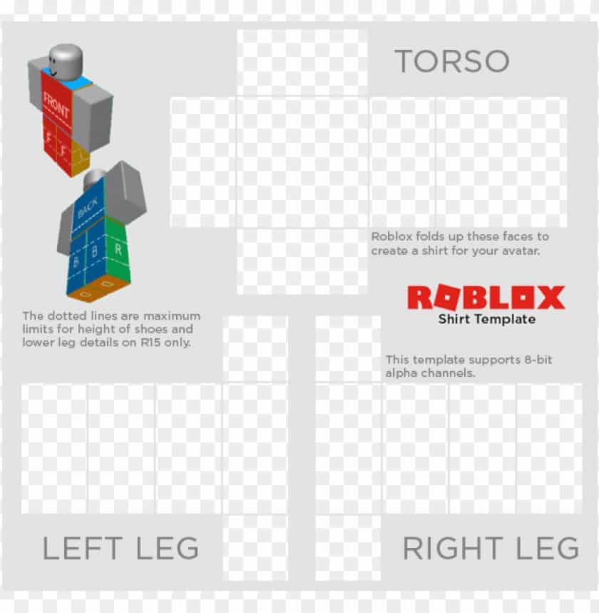 How to make a Roblox shirt template