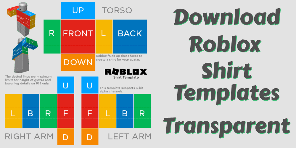 Roblox Shirt and Pants Template Guide [+ Transparent Version] : r