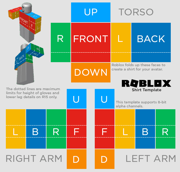 roblox shirt template transparent 2020