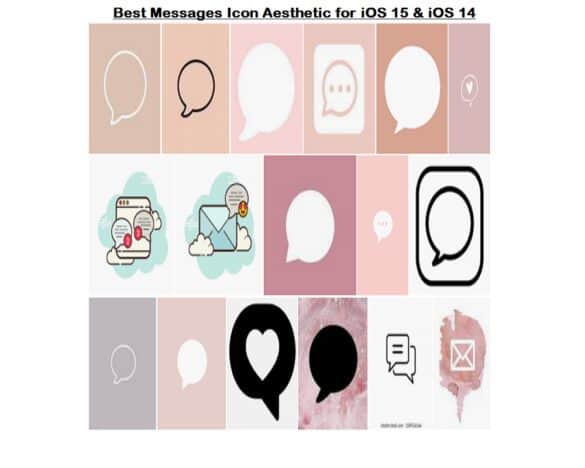 Best Messages Icon Aesthetic 8155078 | | Best Messages Icon Aesthetic for iOS