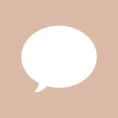 Messages Icon Aesthetic Brown 4 9530573 | | Best Messages Icon Aesthetic for iOS