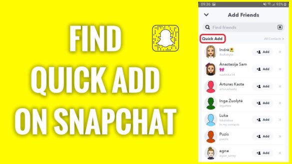 Quick Add | | What Does “Quick Add” Mean In Snapchat?