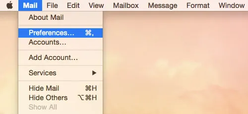 yosemite macmail preferences1 | | How to Add a Fancy Email Signature on Mac