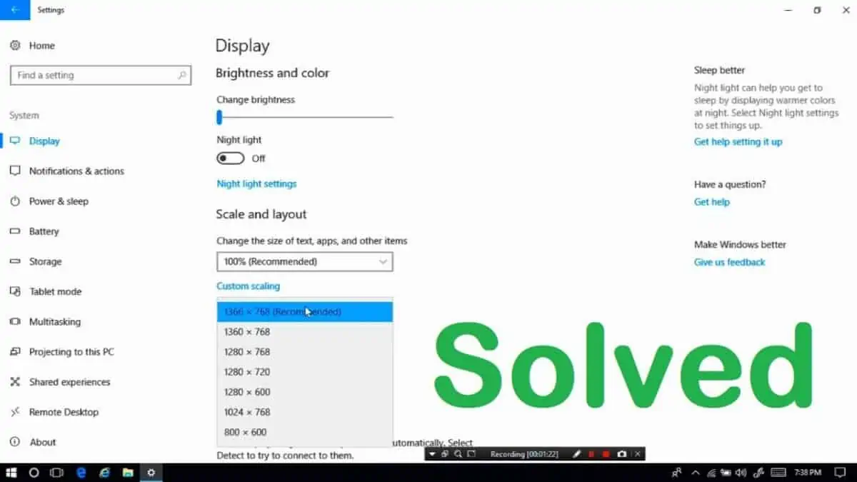 How to Fix Windows 10 Display Size and Resolution Issues