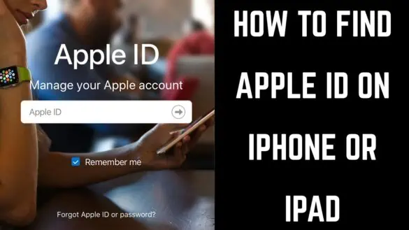 How to find your Apple ID