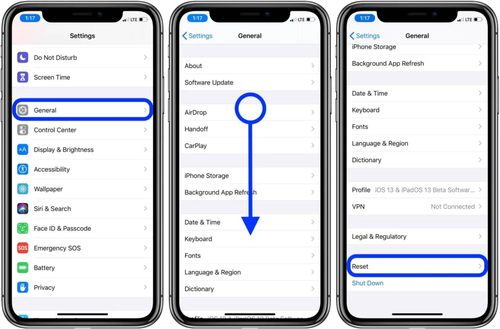 Reset Your iPhone Settings