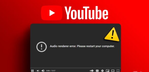 audio renderer error youtube