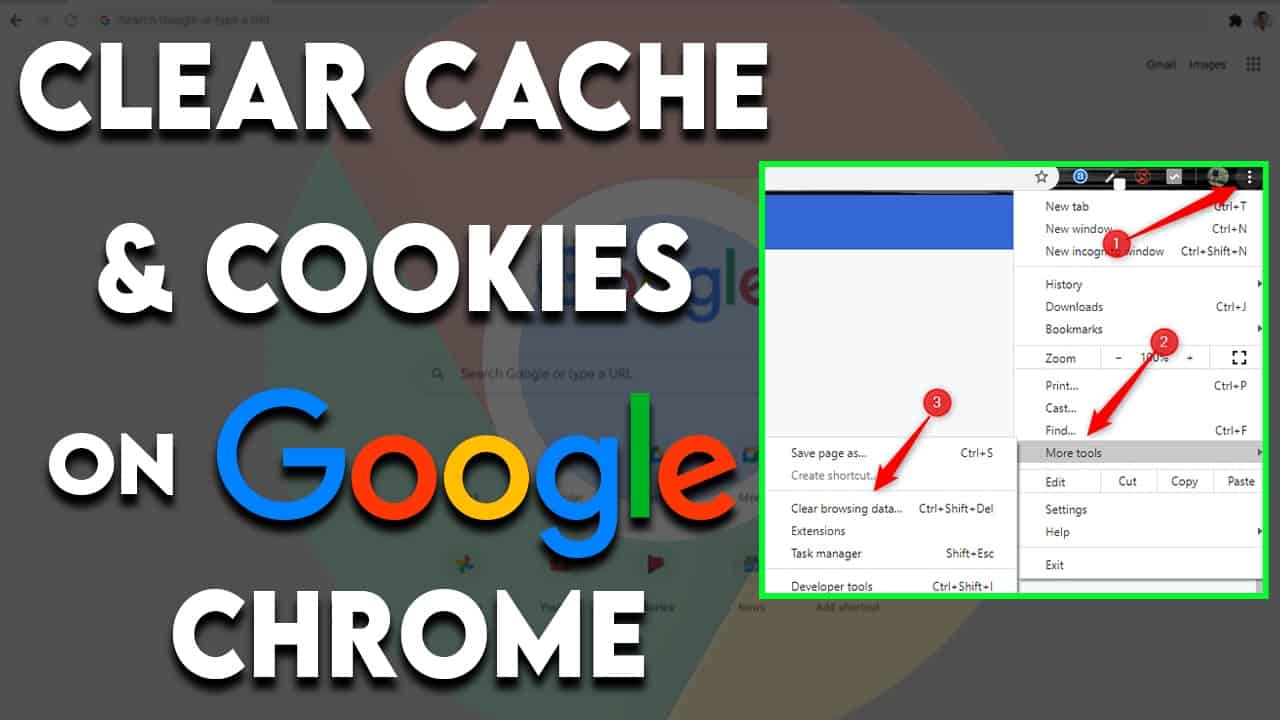 clear cache chrome