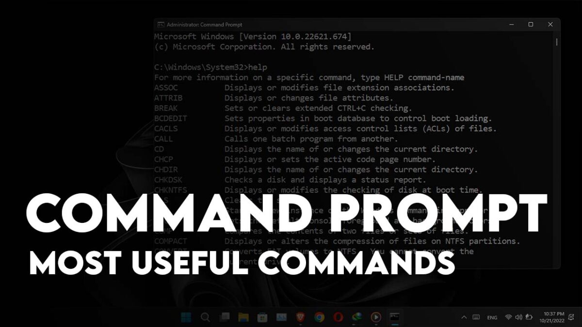 Windows CMD Commands