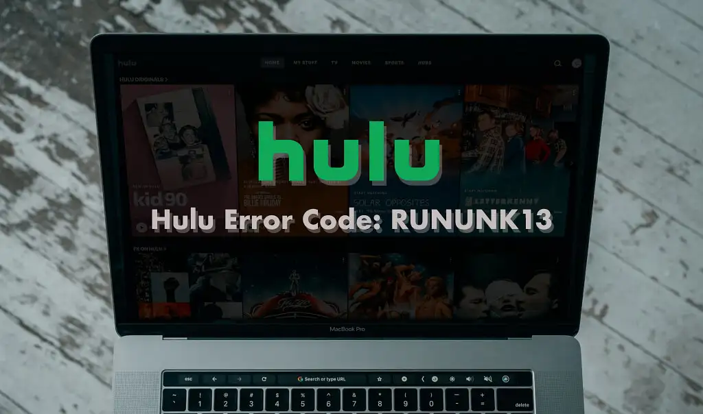 hulu error code rununk13