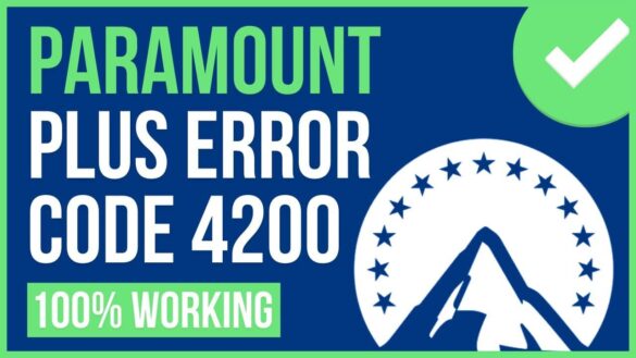 paramount error code 4200