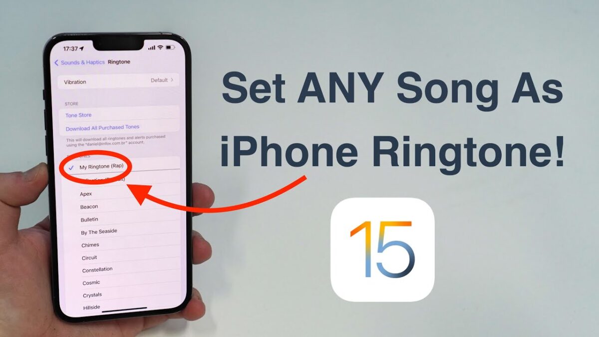 How to set custom ringtone on iphone