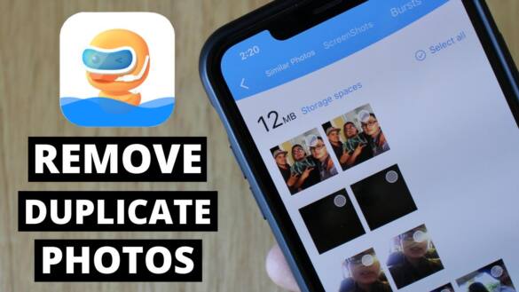 how to delete duplicate photos on iphone