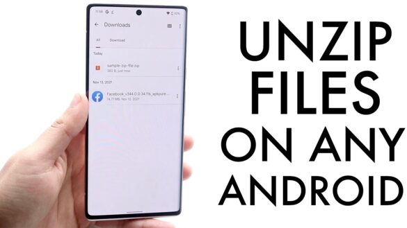 how to unzip files on android