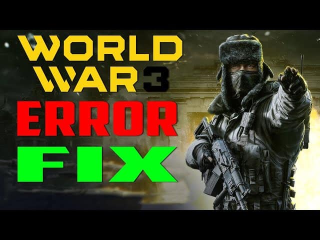 world war 3 error code 40302