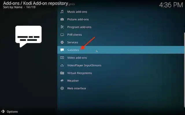 Kodi Disable Subtitles