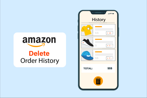 how to delete order history on amazon