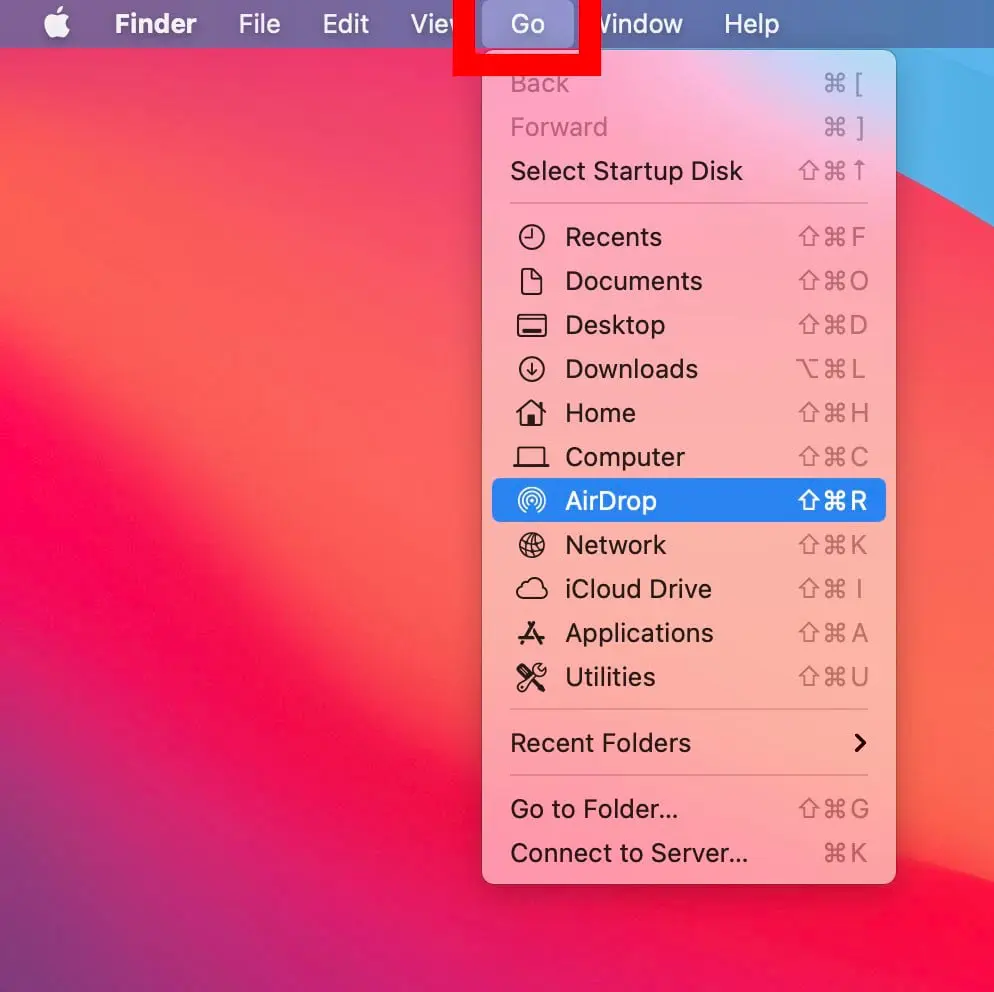 how to turn on airdrop mac