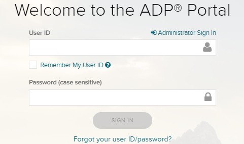 ADP Portal login