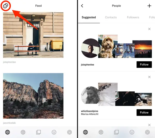 Features of VSCO Search