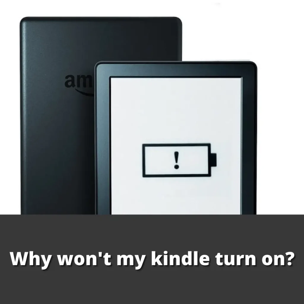 Kindle not turn on