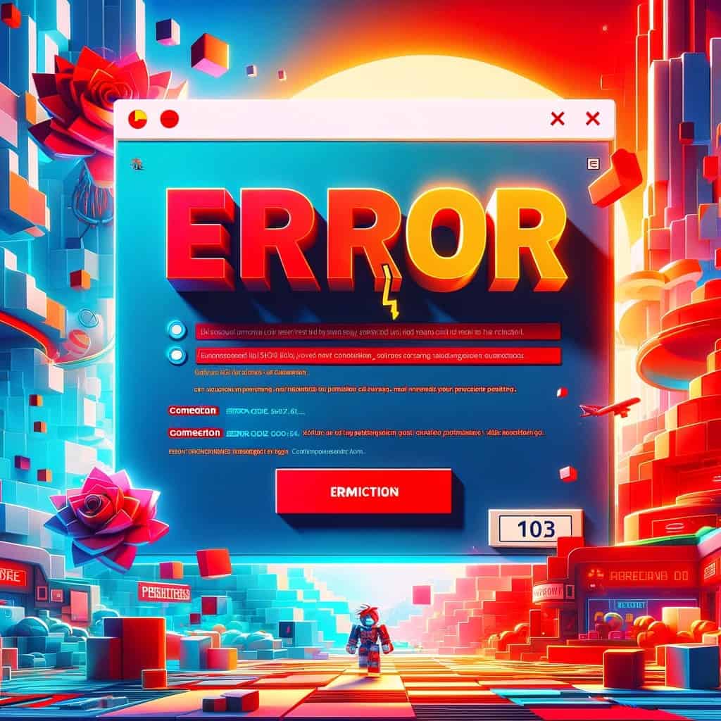 roblox error code 103