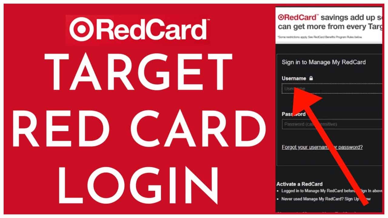 target redcard login
