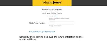 Edward Jones Account signup