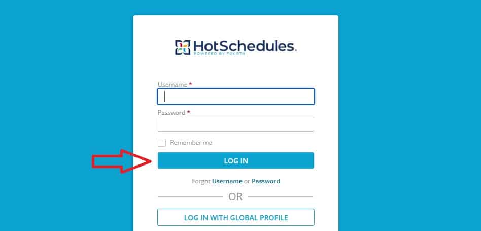 HotSchedules login