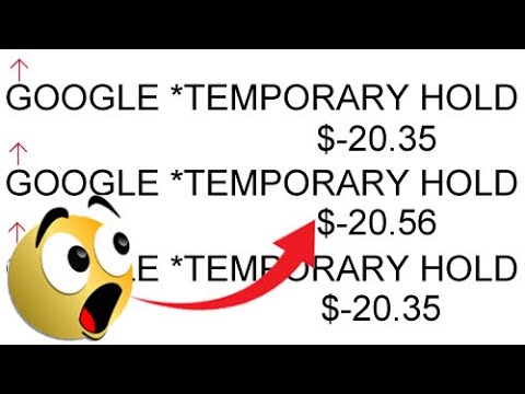 google temporary hold