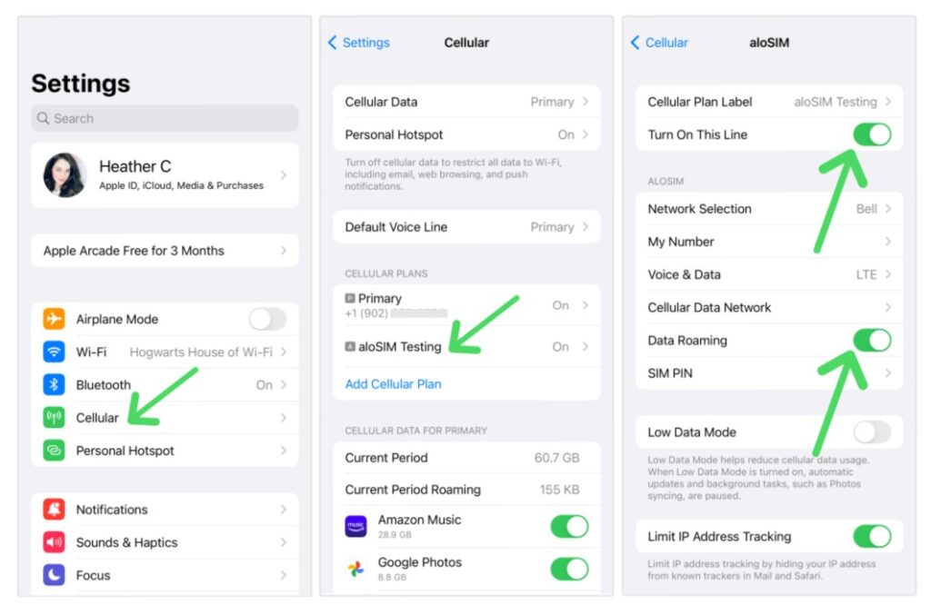 how to activate esim