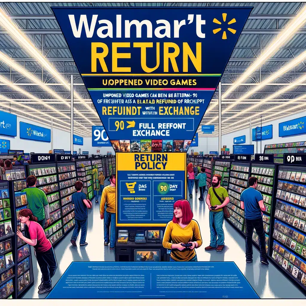 walmart video game return policy